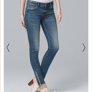White House Black Market Skinny Jeans w/ Ankle Zip
